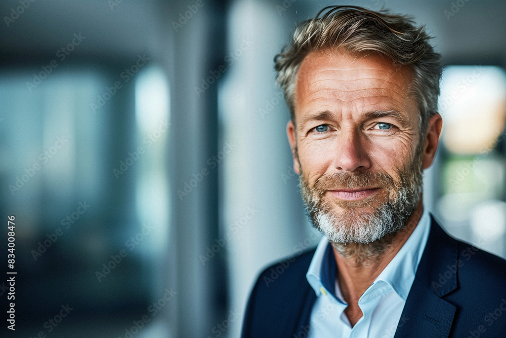 Portrait of older businessman with a friendly welcoming smile Portrait of older businessman with a friendly welcoming smile