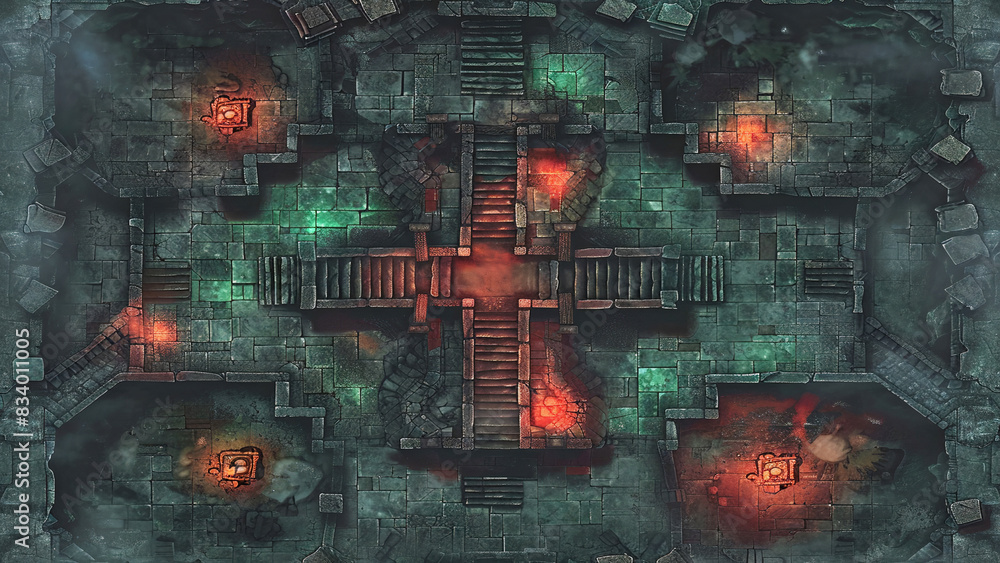 Crypt Battlemap DnD,RPG Map for Dungeons and Dragons,game background,horror adventure background,Ruins underground Crypt Battlemap DnD,RPG Map for Dungeons and Dragons,game background,horror adventure background,Ruins underground