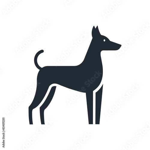 Animal Dog logo icon vector art Illustration