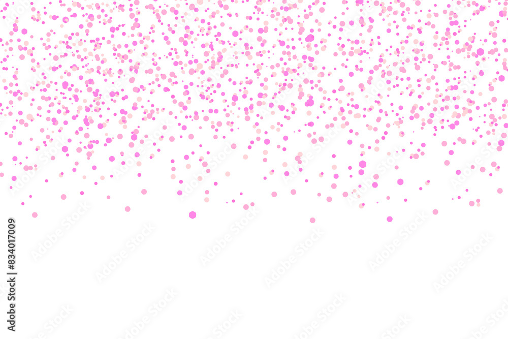 Pink glitter falling dust confetti Pink glitter falling dust confetti