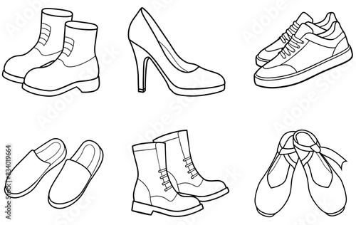 set of shoes