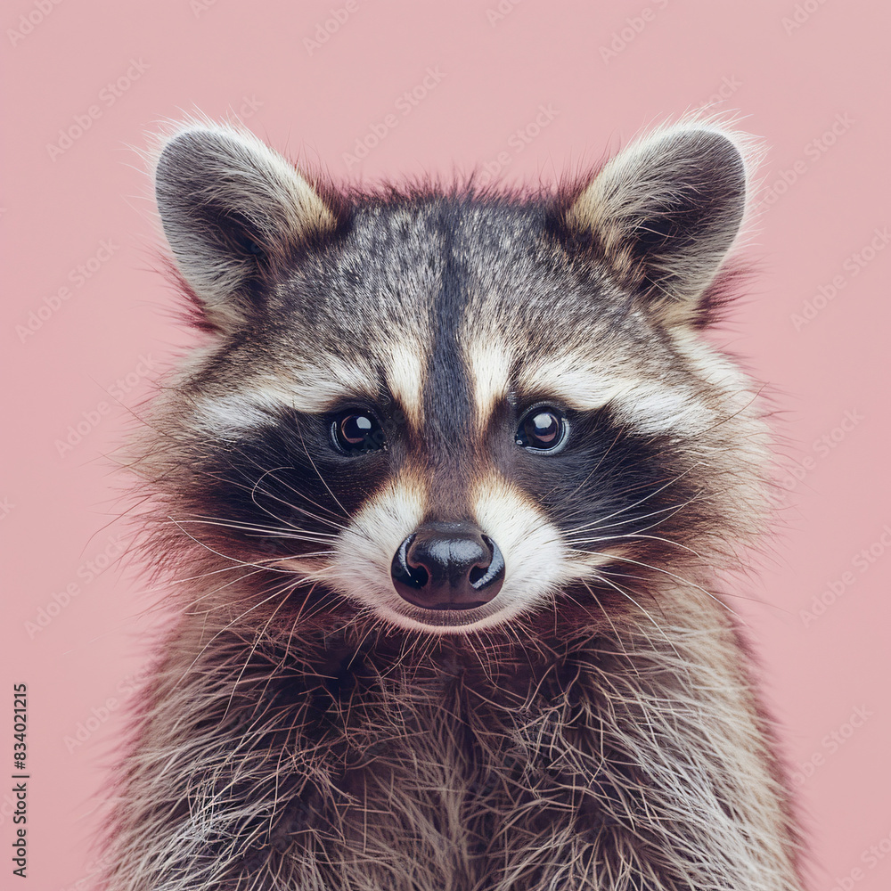 Fototapeta premium close up of a raccoon