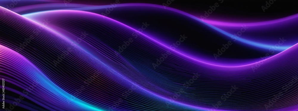 Technology wave digital background concept. Dark abstract background with glowing wave. Abstract background of colorful neon colors. Technology wave digital background concept. Dark abstract background with glowing wave. Abstract background of colorful neon colors.