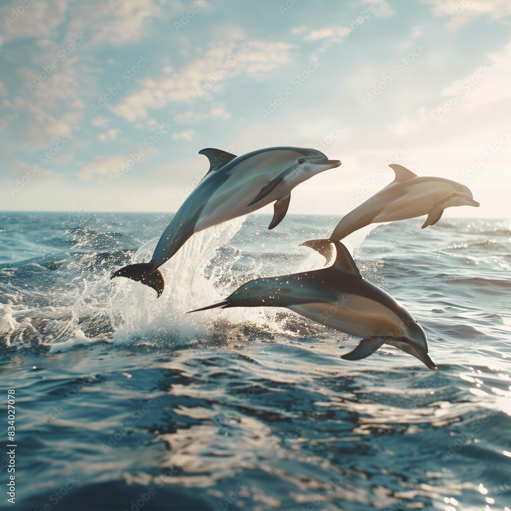 Naklejka premium dolphin