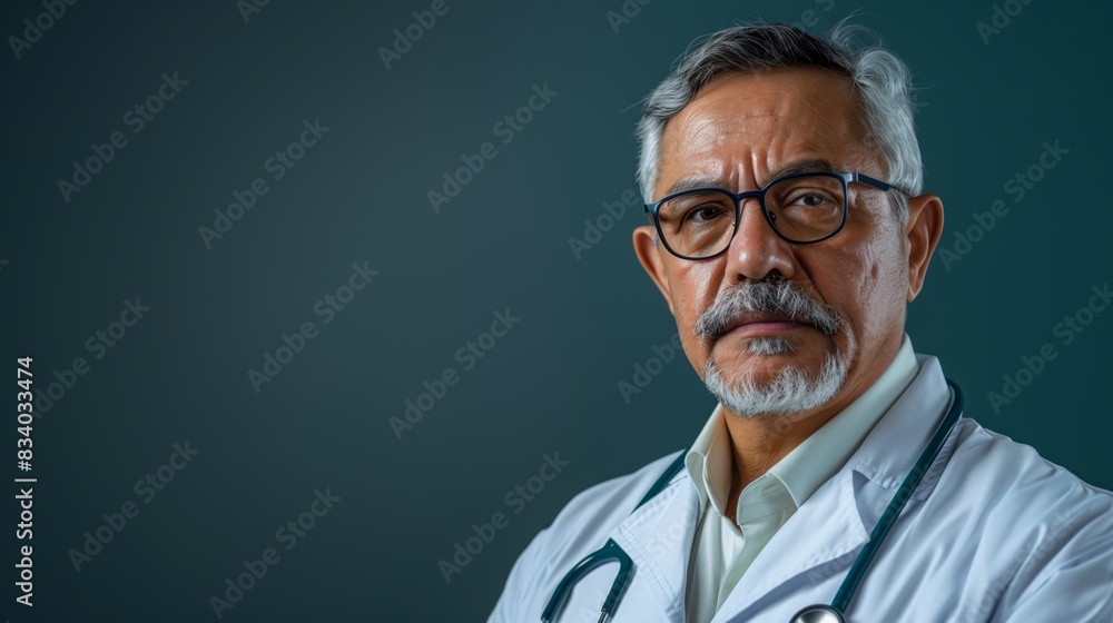 Man With Glasses and White Coat Man With Glasses and White Coat