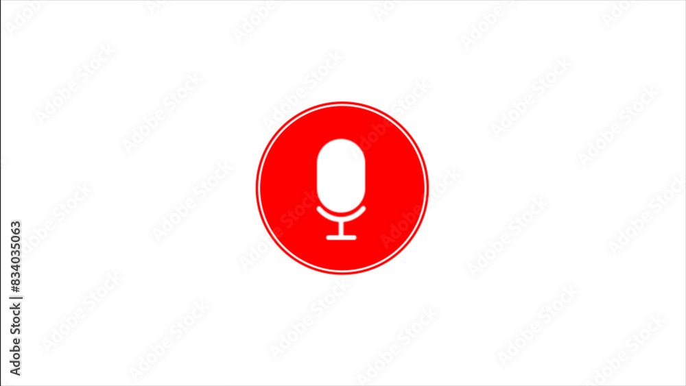voice recording podcast mic microphone button icon voice recording podcast mic microphone button icon