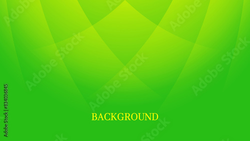 Green abstract background with overlay texture and gradient shades, rays of light	