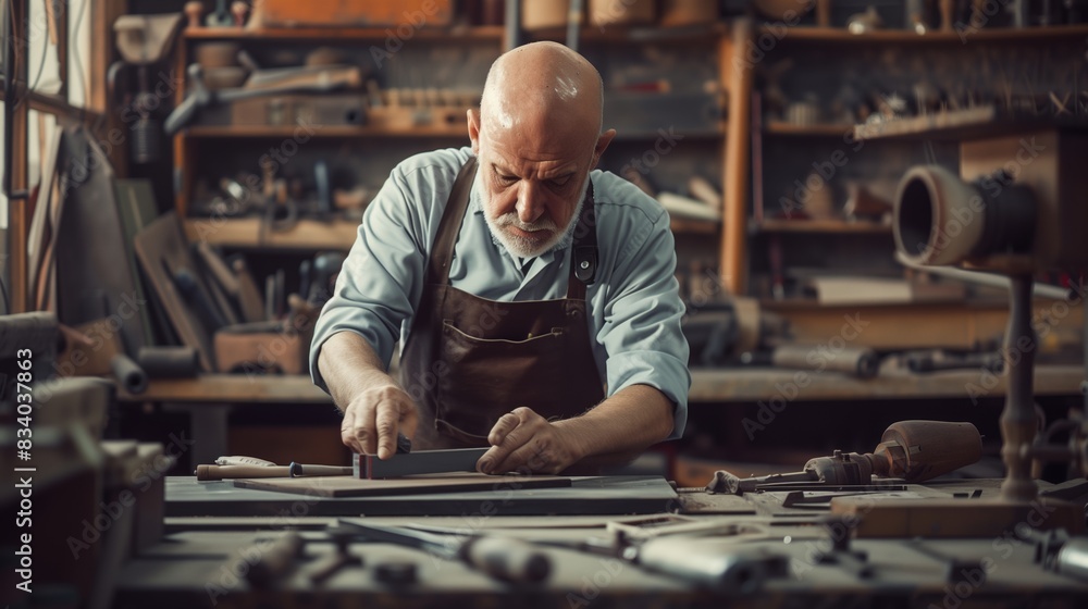 Man Carving Wood Man Carving Wood