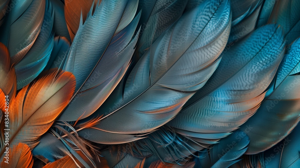 Obraz premium Texture background of feathers
