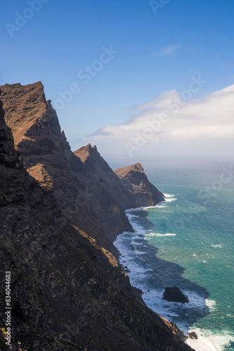 Obraz na płótnie Mirador del Balcón, amazing viewpoint overlooking the Atlantic Ocean, Las Palmas de Gran Canaria island, Spain w salonie