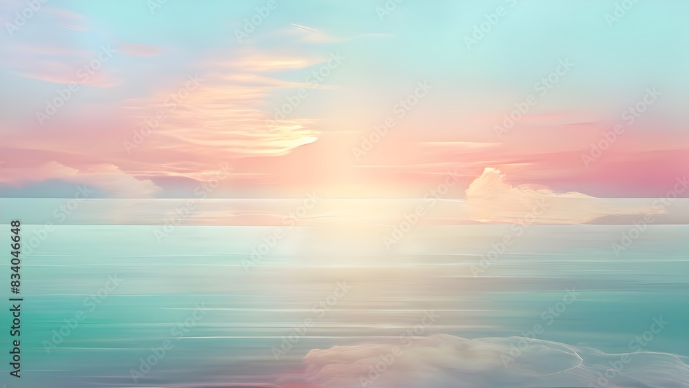 Obraz premium Abstract minimalist landscape background