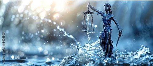 How can professionals in the legal sector uphold principles of justice and fairness in cases involving water rights disputes? photo