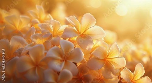 Flowers Scattered in Grass