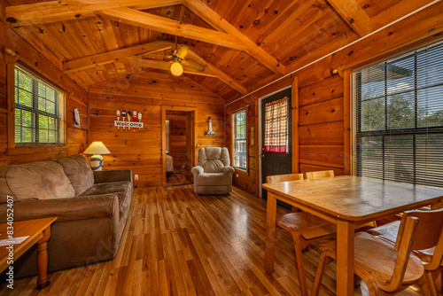 Wallpaper Mural cabin interior Torontodigital.ca