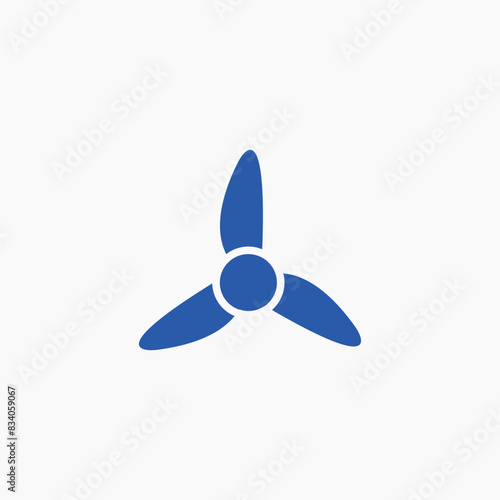 air wind fan ventilator propeller icon