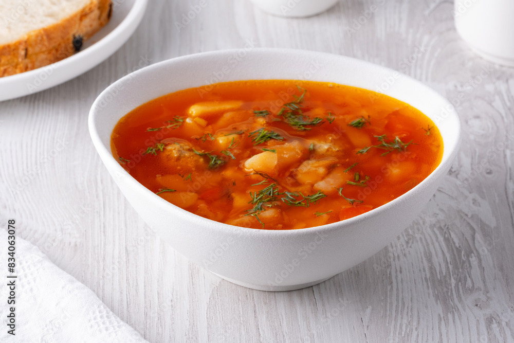 Ukrainian and russian national red borsch Ukrainian and russian national red borsch