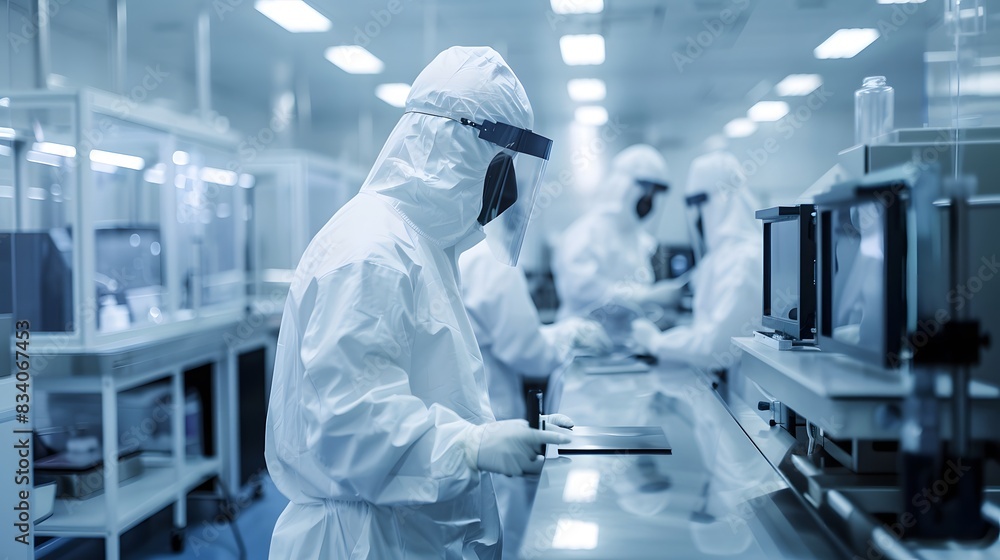 Cleanroom Environment A pristine cleanroom Cleanroom Environment A pristine cleanroom