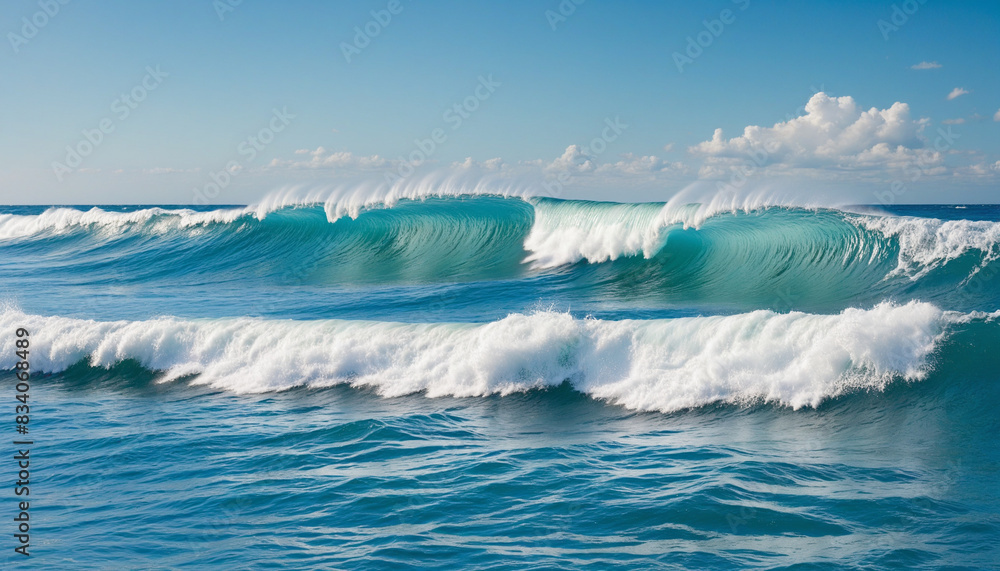 Serene Seascape: A Visual Symphony of Waves, Sky, and Light Serene Seascape: A Visual Symphony of Waves, Sky, and Light