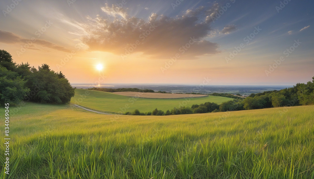 Tranquil Summer Seascape at Sunset with AI-generated Vector Illustration Tranquil Summer Seascape at Sunset with AI-generated Vector Illustration