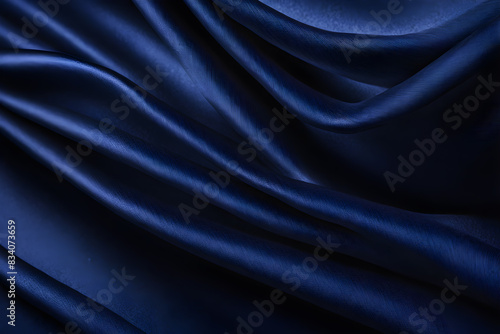 dark blue texture fabric silk background