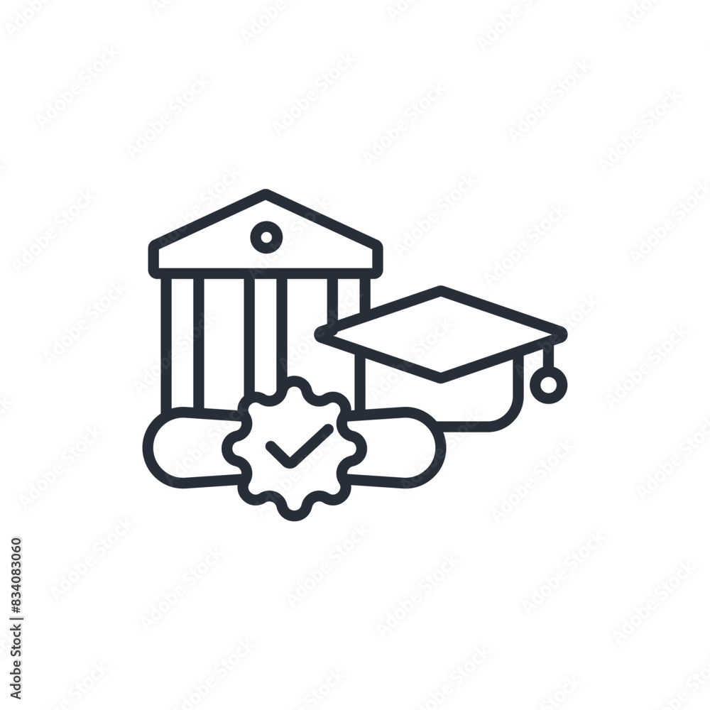 Diploma icon. vector.Editable stroke.linear style sign for use web design,logo.Symbol illustration. Diploma icon. vector.Editable stroke.linear style sign for use web design,logo.Symbol illustration.