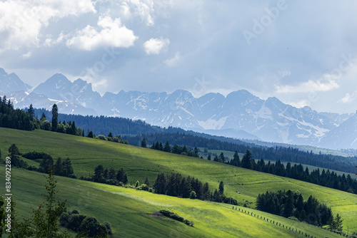 landscape in the mountains