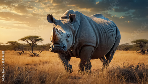 Rhinoceros in Botswana National Park © tanya78