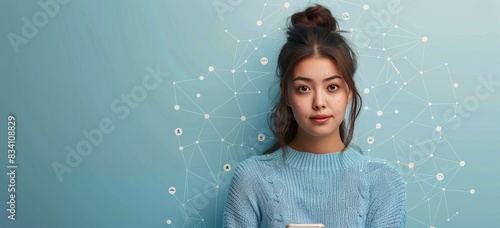 Woman Holding Cell Phone