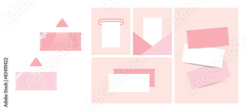 Coupon ticket template. Design of various coupons for promotion and sales. 
