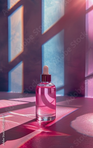 Two Bottles on Table