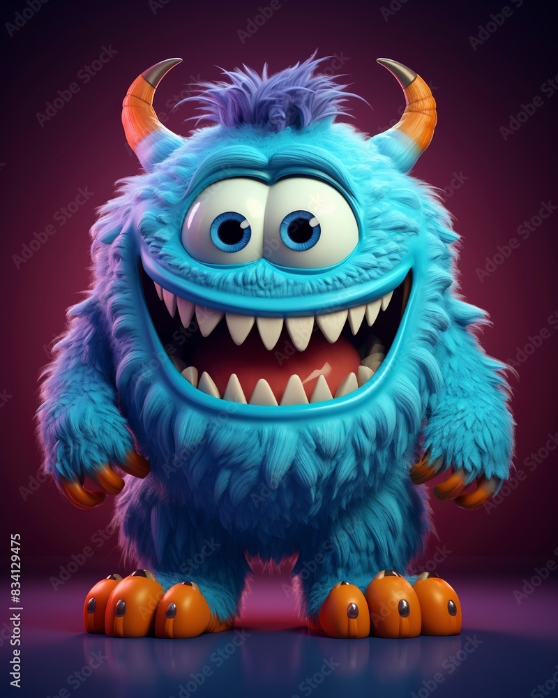 halloween monster in the night, generative ai halloween monster in the night, generative ai