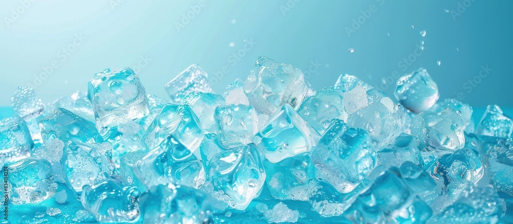 Crushed ice in sunlight Crushed ice in sunlight