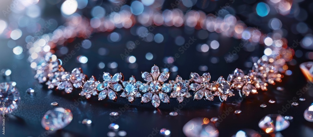 Sparkling diamond jewel on dark background Sparkling diamond jewel on dark background