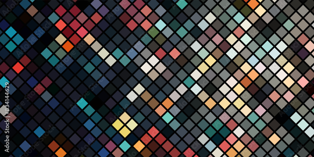 Geometric background with plaid patterns Geometric background with plaid patterns