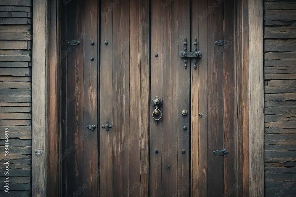 Fototapeta premium old wooden door