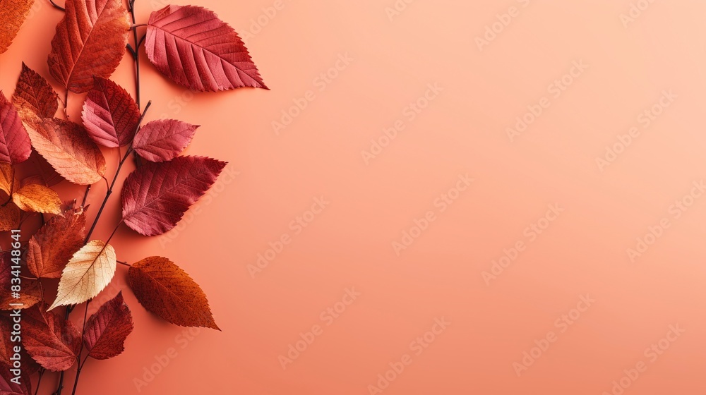 autumn leaves background, generative ai autumn leaves background, generative ai
