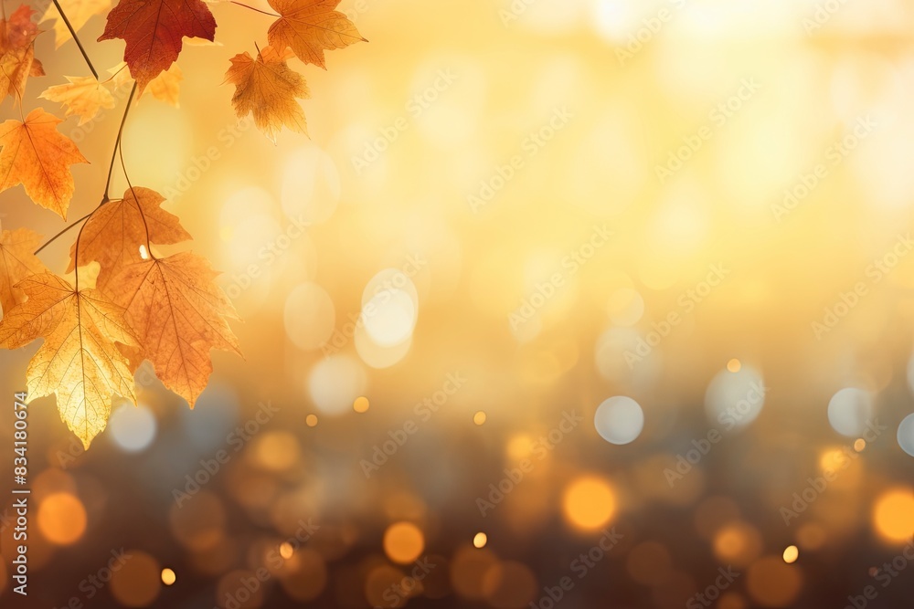 autumn leaves background, generative ai autumn leaves background, generative ai