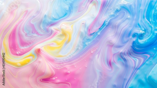 Vivid pastel aesthetic swirls backgrounds