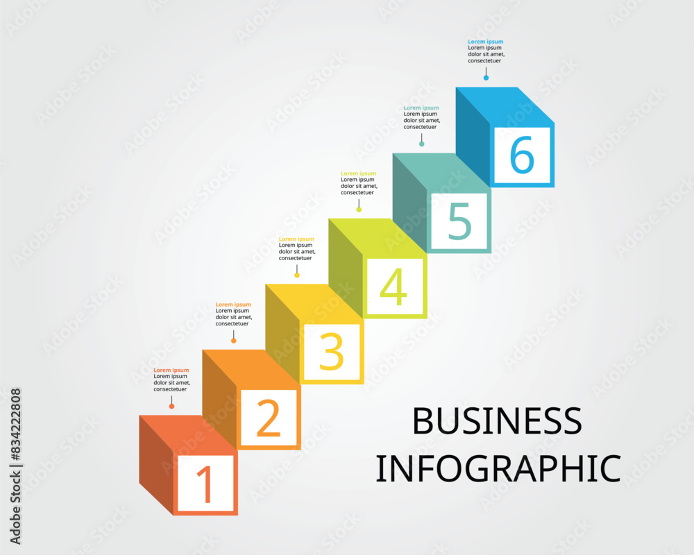 square chart step template for infographic for presentation for 6 element square chart step template for infographic for presentation for 6 element