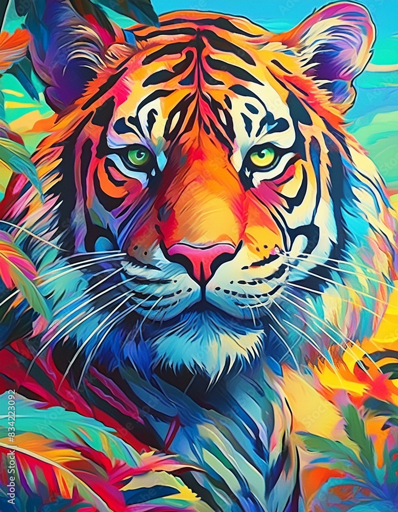 tiger head illustration tiger head illustration