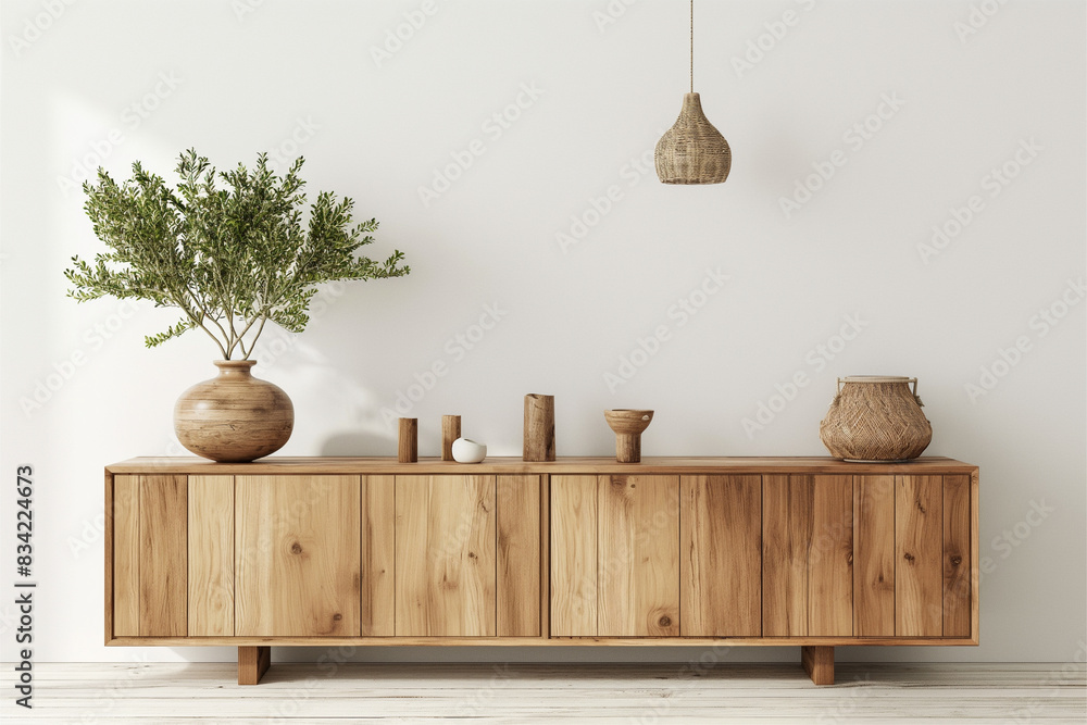 TV cabinet in a scandinavian decor living room TV cabinet in a scandinavian decor living room