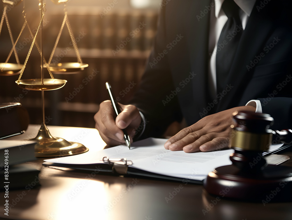 Concepts of Law and Legal services, Business person and lawyers discussing contract papers in office. Law, legal services, advice, Justice concept. attorney and legal law support Concepts of Law and Legal services, Business person and lawyers discussing contract papers in office. Law, legal services, advice, Justice concept. attorney and legal law support