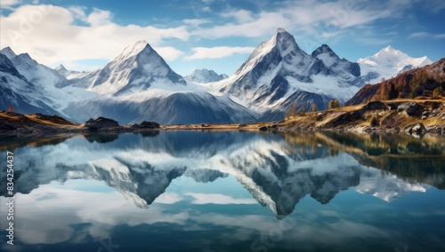 Alpine Splendor Colorful Swiss Tundra and Peaks © ART IMAGE DOWNLOADS