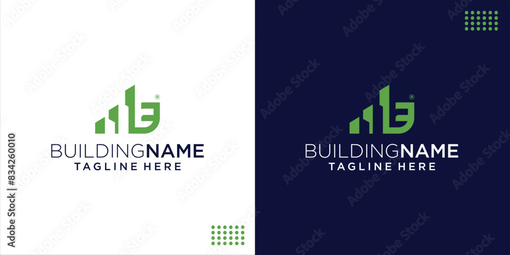 Fototapeta premium Creative Modern Building Logo Letter CE, Design Inspiration, Illustration, Vector