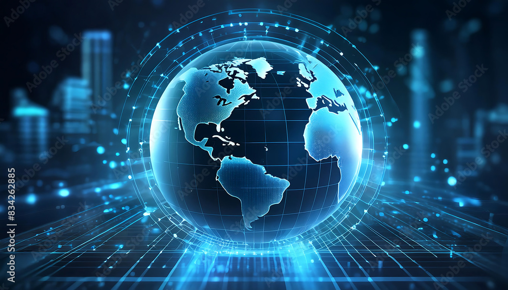 technology world concept technology world concept