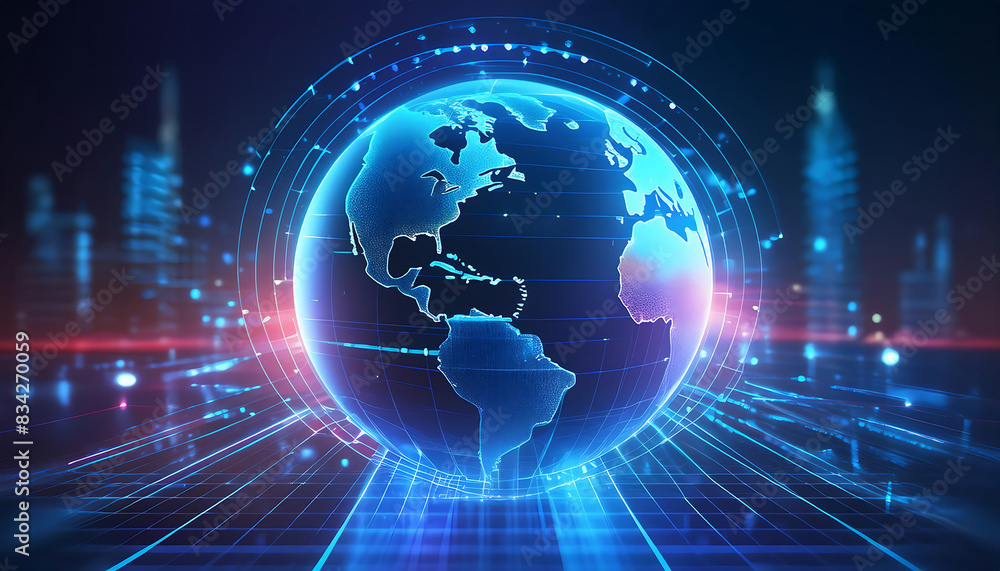 technology world concept technology world concept