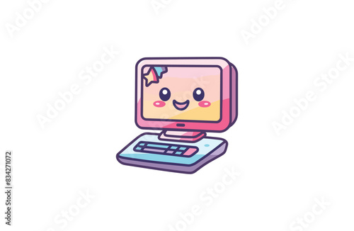 Wallpaper Mural Computer logo icon design template vector illustration Torontodigital.ca