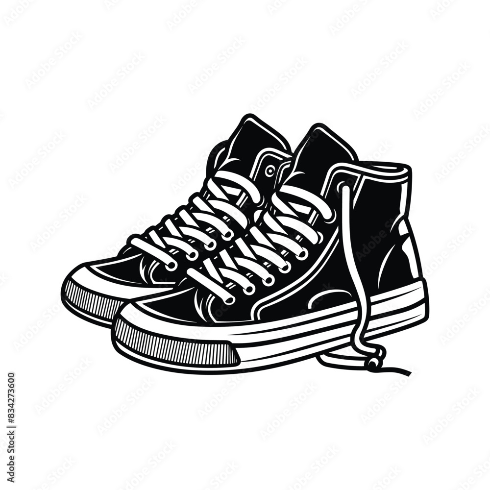 Vector shoes isolated on a white background Vector shoes isolated on a white background