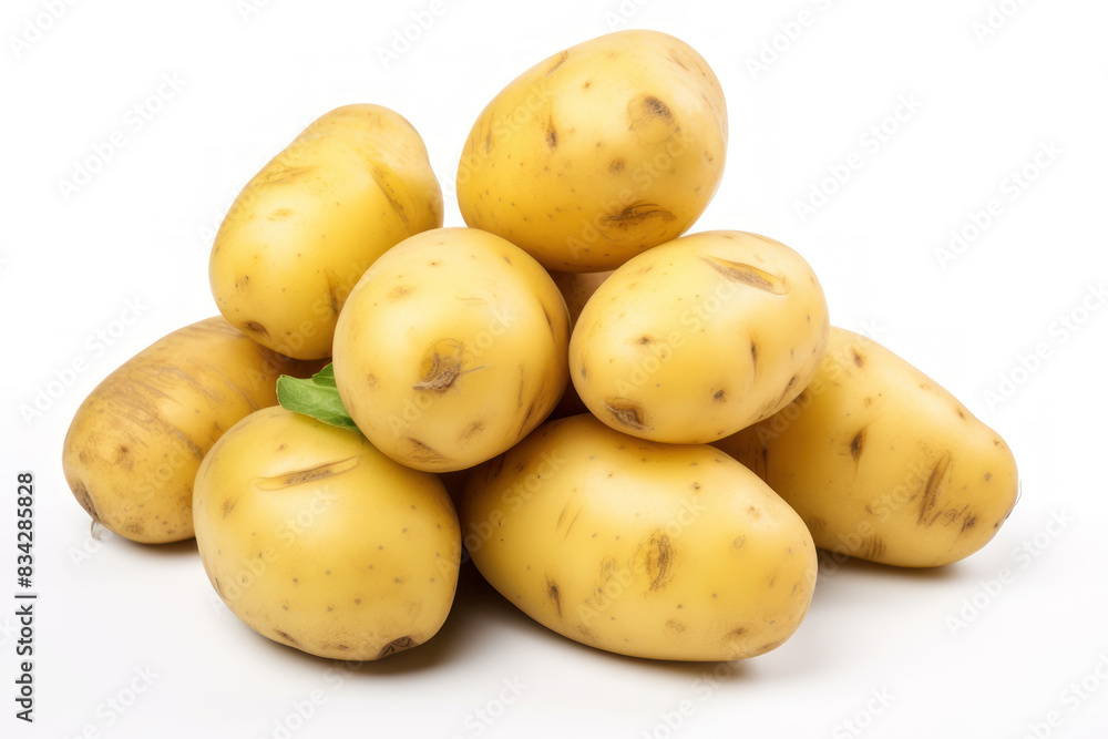 Potato isolated on white background Potato isolated on white background
