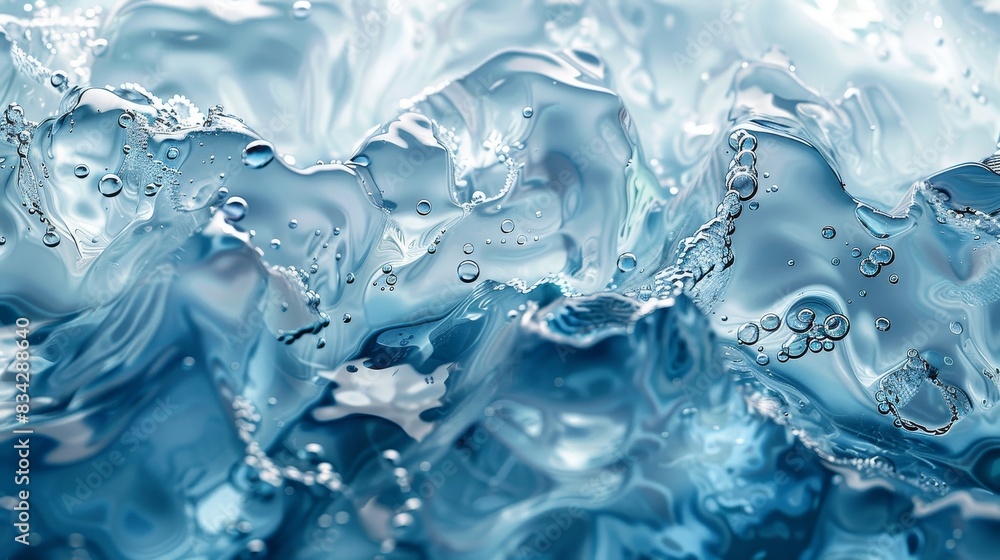 Smooth ice texture with embedded air bubbles, Smooth ice texture with embedded air bubbles,